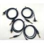 Tattoo Clip Cable, Ancable 1.9M-plated 90 Degree RCA to 6.35mm Connector Silicone Tattoo Clip Cable Cord Suitable for Tattoo Pen, Rotary Tattoo Machine